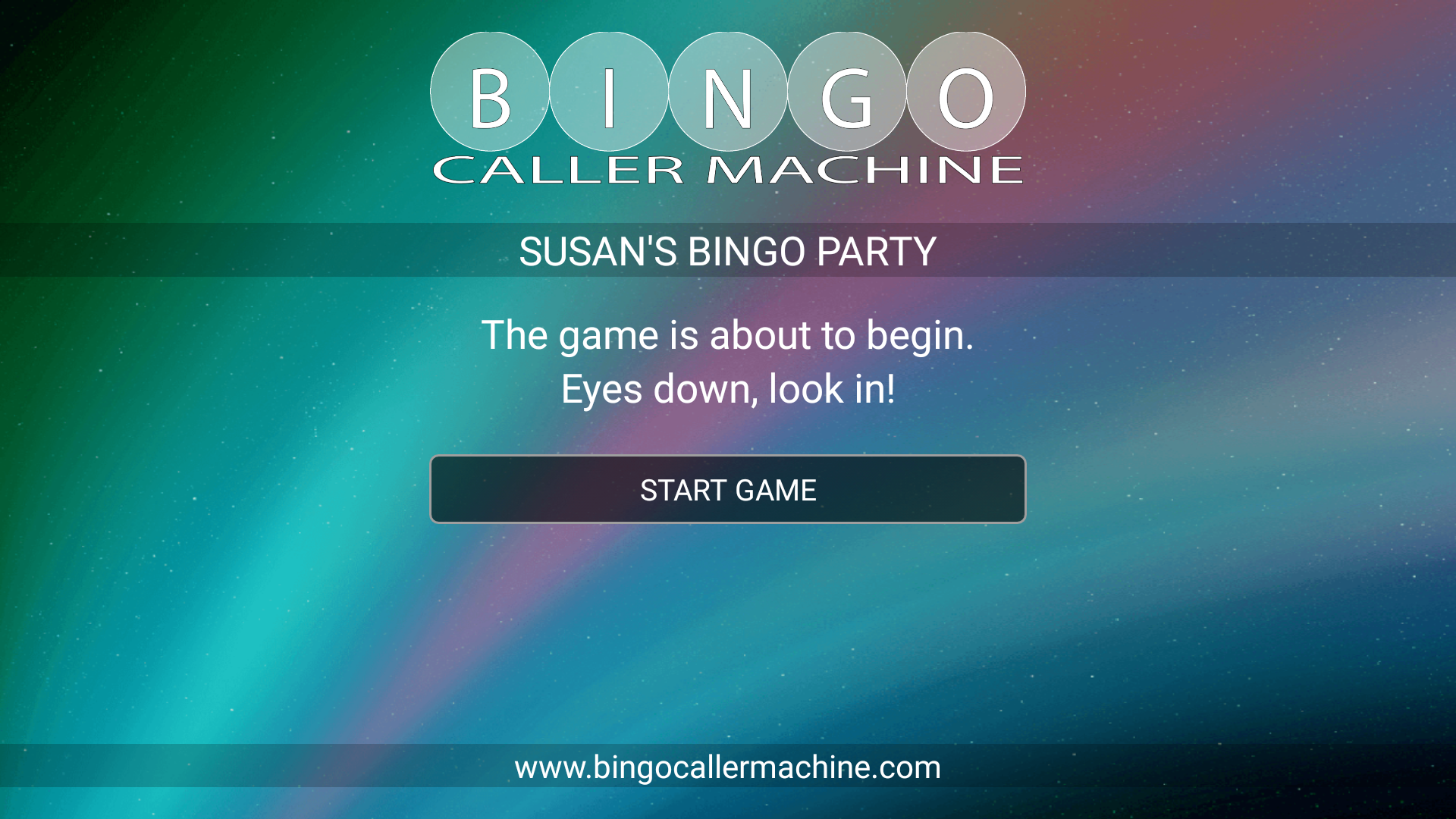 Free bingo caller program